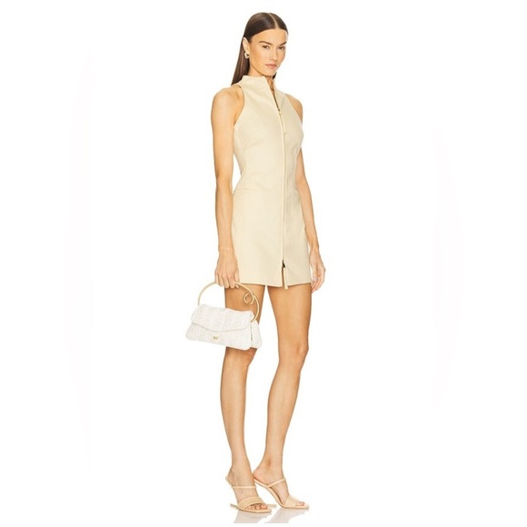 Cult Gaia Emily Top Handle Bag in Antique White Cream with Gold Handle NWT 498$ - Picture 8 of 14